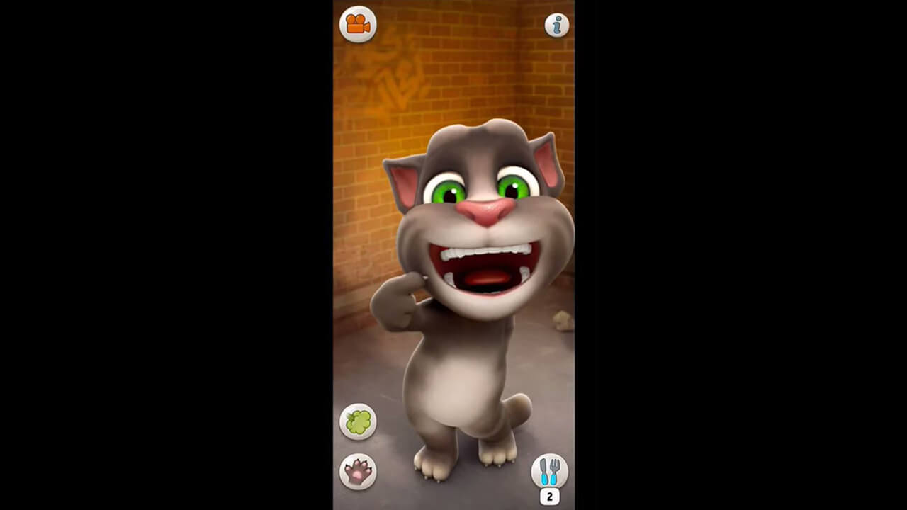 talking tom cat teeth mouth