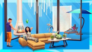 the sims mobile living room