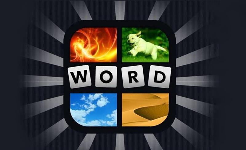 4 pics one word game for kids