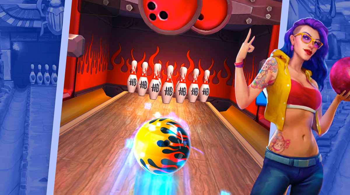 Bowling Crew Flaming Ball