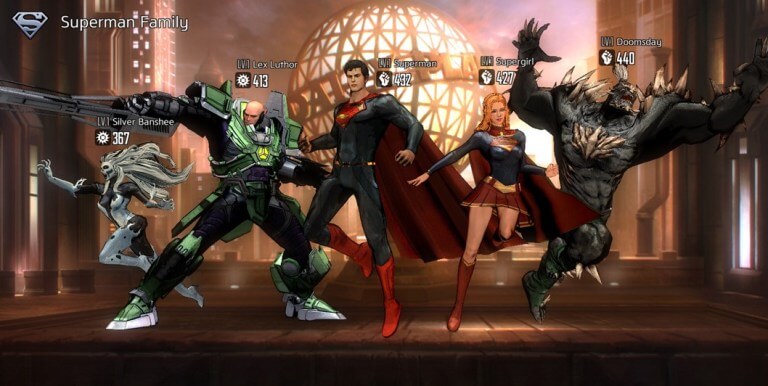 DCUnchained superman and supergirl with villains