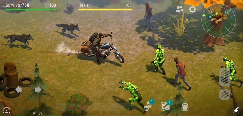 2 player zombie survival games