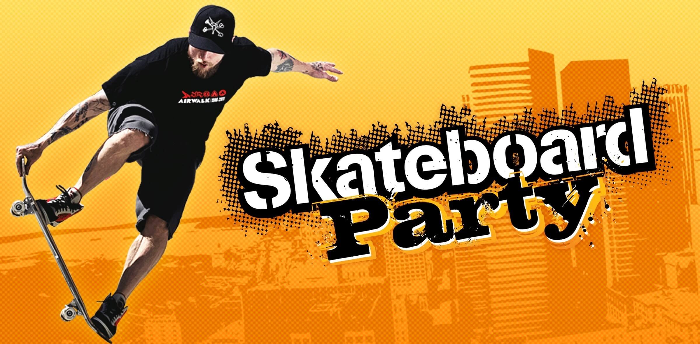 mike v skateboard party