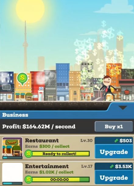 Tap Tycoon Gameplay