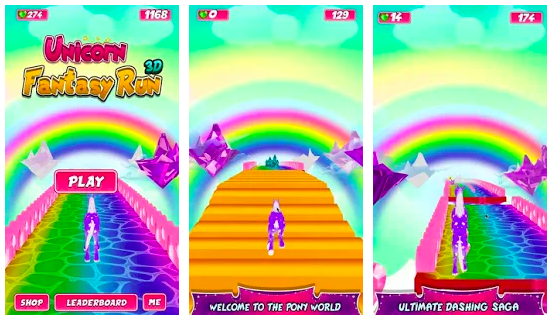 UNICORN RUN 3D jogo online gratuito em