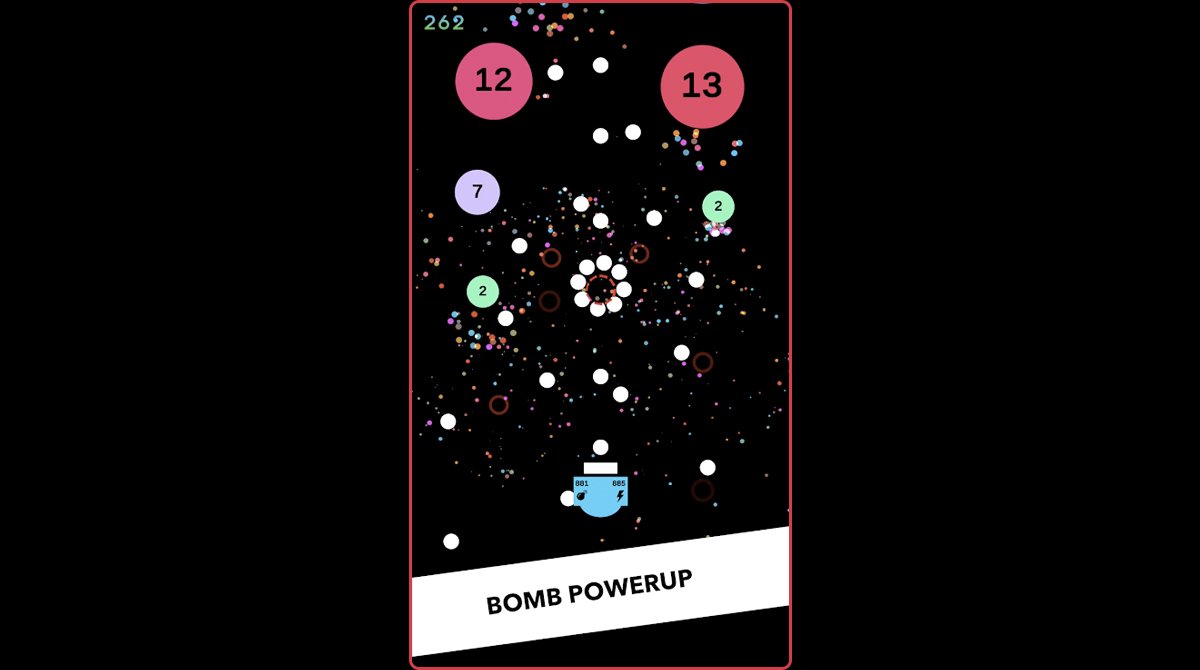 balls blast bomb powerup