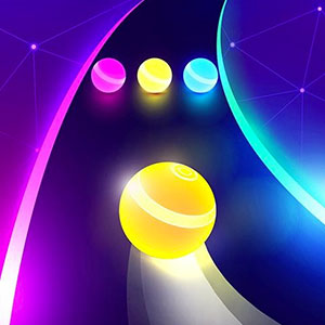 Play Dancing Road: Color Ball Run! on PC