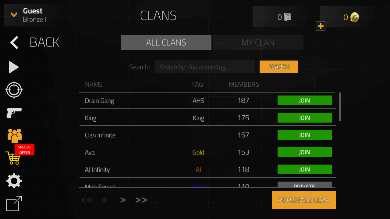 forward assault clan ranking