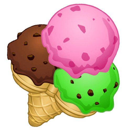 ice cream three scoops
