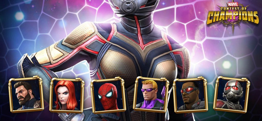 marvel contest of champions wasp challenge lineup download game