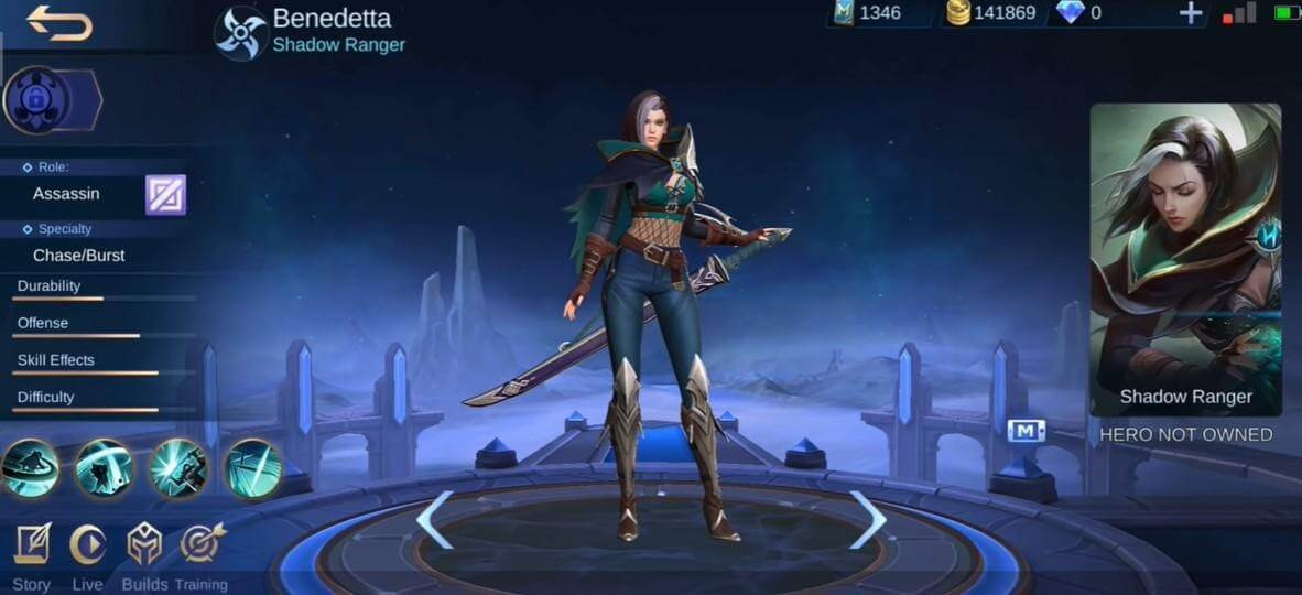 Mobile Legends Benedetta Best Build Emblem Gameplay