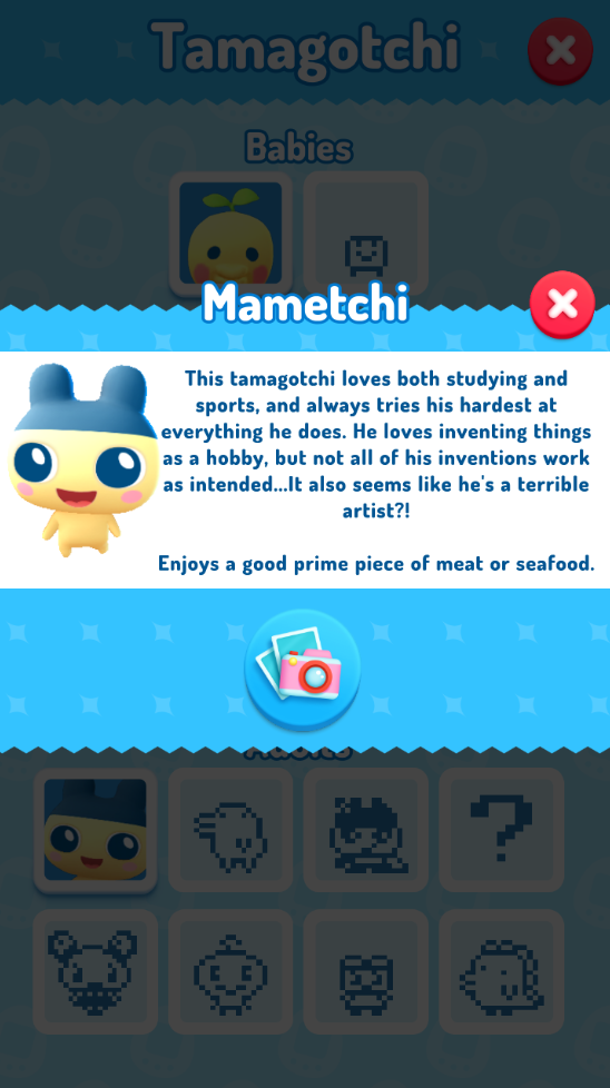 My Tamagotchi Forever Pet Adult Mametchi