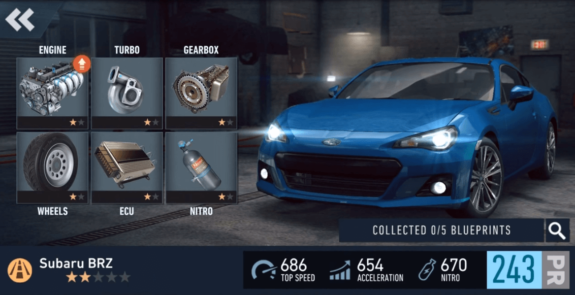 Need for Speed No Limits Car Upgrade Cheats