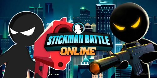 Play Stickman Battle : Online Shoot on PC