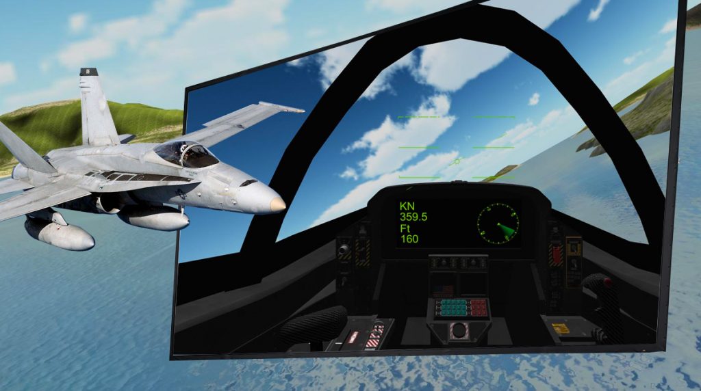 flight simulator pc f18