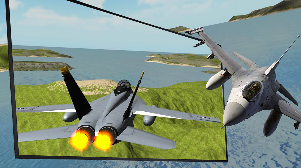 f18 airplane simulator download free
