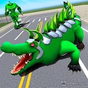 Play Real Robot Crocodile – Robot Transformation Game on PC