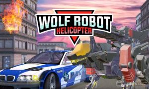 Play Wolf Robot Police Copter Games on PC
