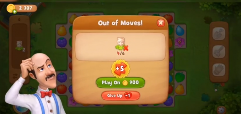 gardenscapes play match-3 to reveal the story keep poping up on my phone