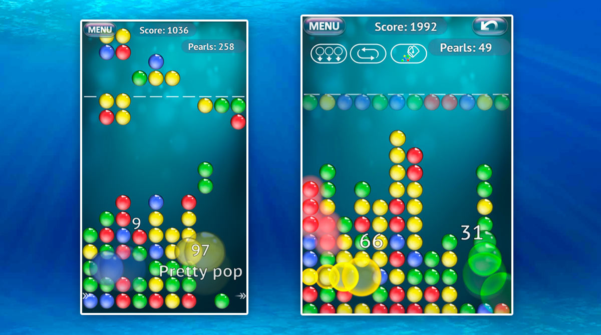 bubbles explode game