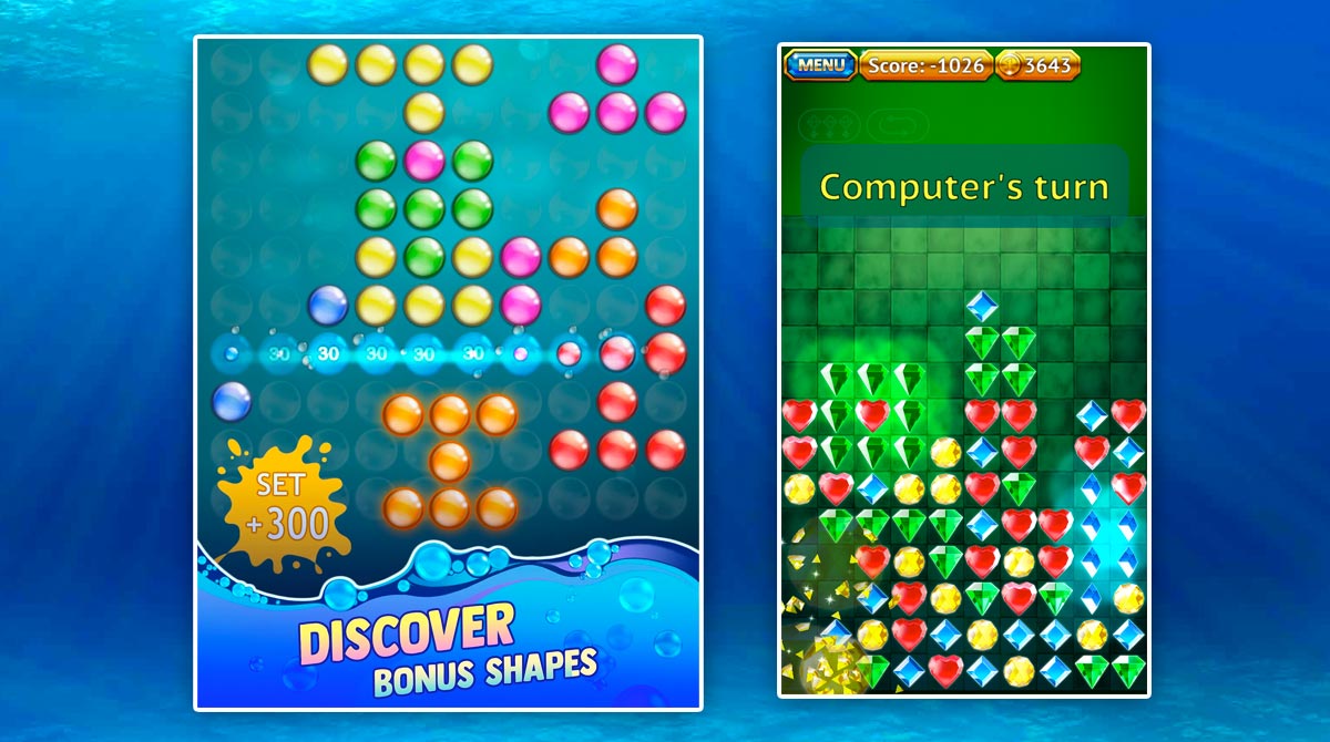 bubbles explode game