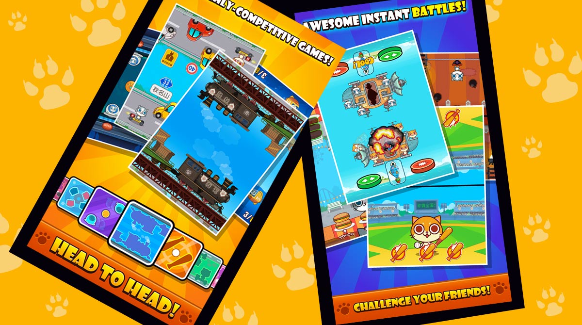 Cats Carnival - 2 Player Games - Free Action PC Game for Cat Lovers