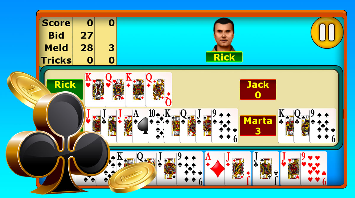 offline pinochle games