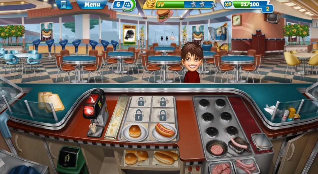 how does the.food warmer work in cooking fever game