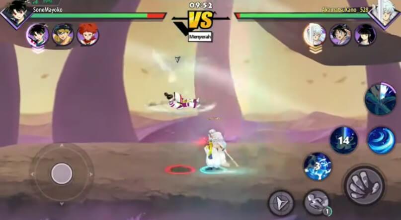 Inuyasha Awakening Sesshomaru SSR gameplay screenshot