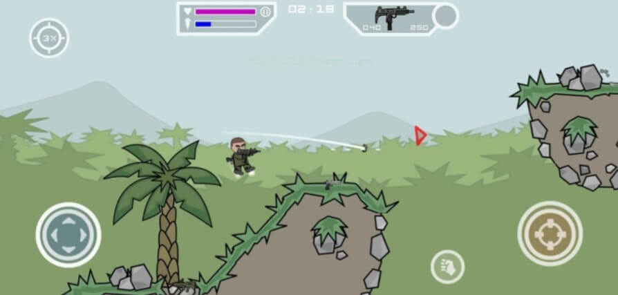 Mini Militia gameplay