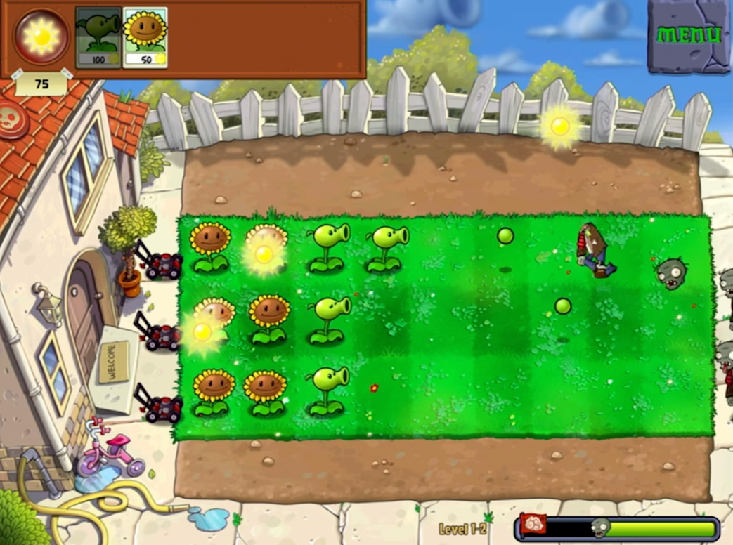 Plants vs. Zombies Puzzle Game