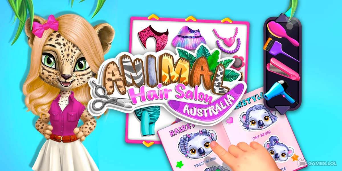 Play Animal Hair Salon Australia - Dress Up & Styling on PC