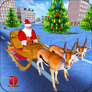 Play Christmas Santa Rush Gift Delivery – New Game 2020 on PC