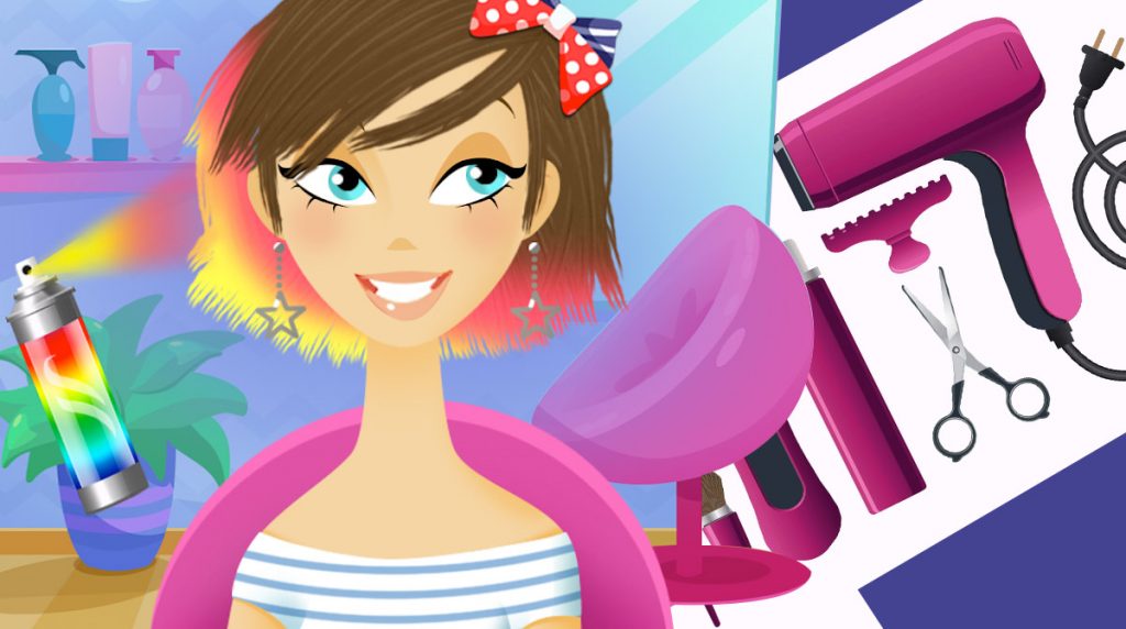 Download Girls Hair Salon - Hairstyle makeover kids game on PC