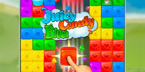 Play Juicy Candy Block – Blast Puzzle on PC