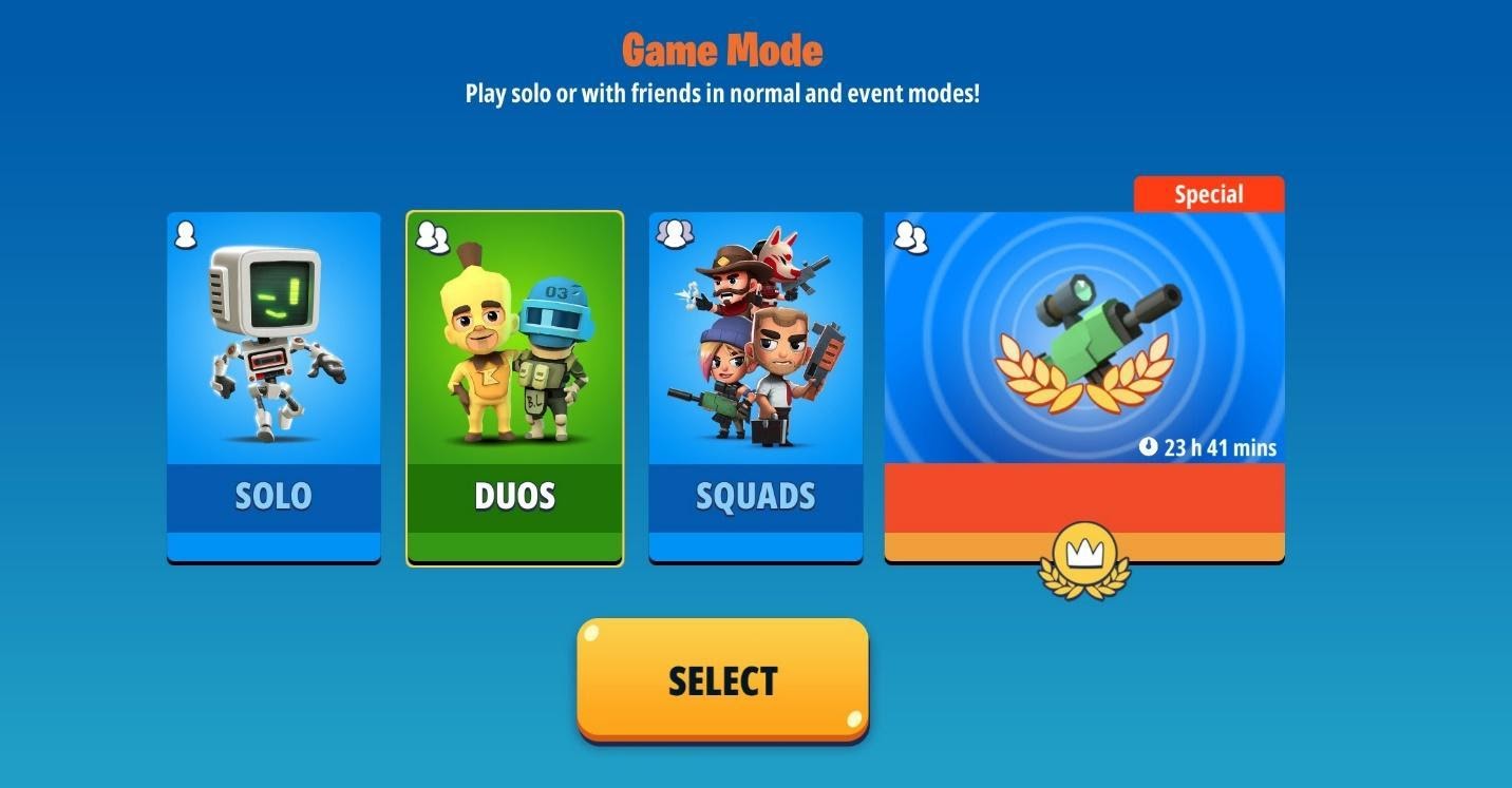 battlelands royale game modes