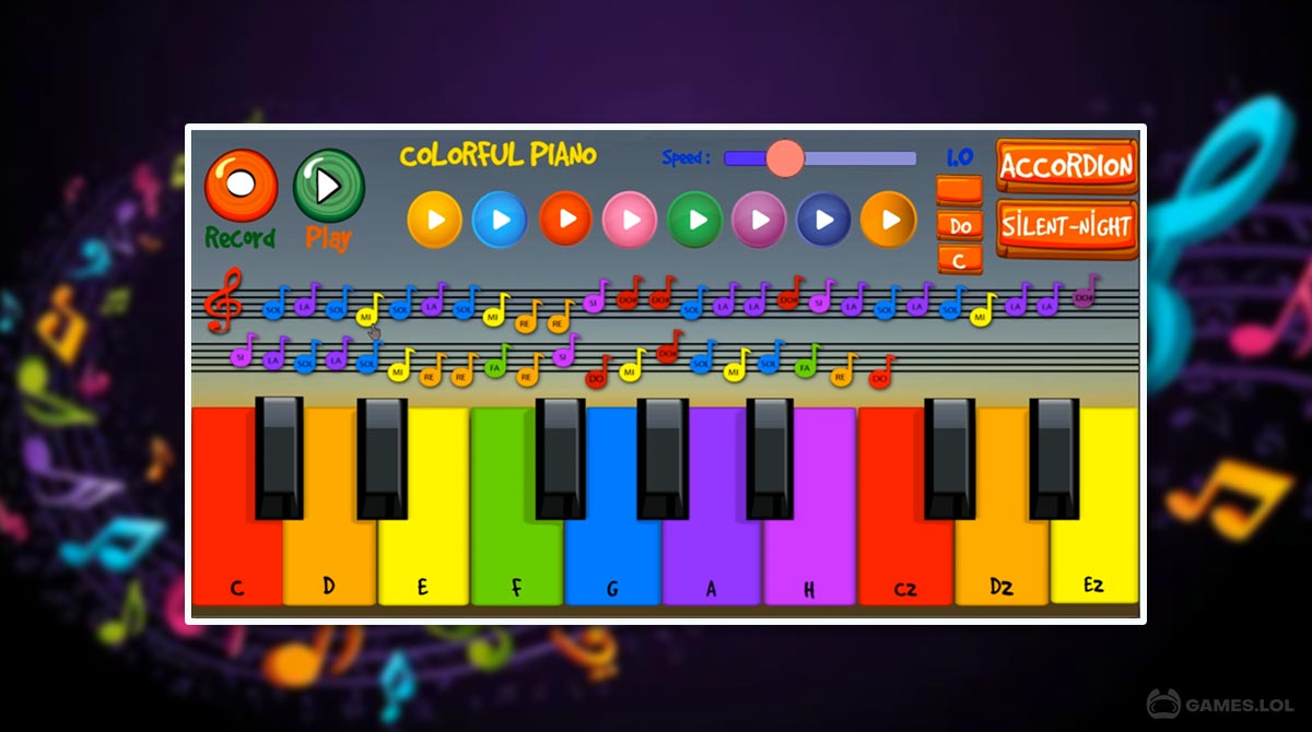 Colorful Piano PC - Get This Creative Musical Game Now