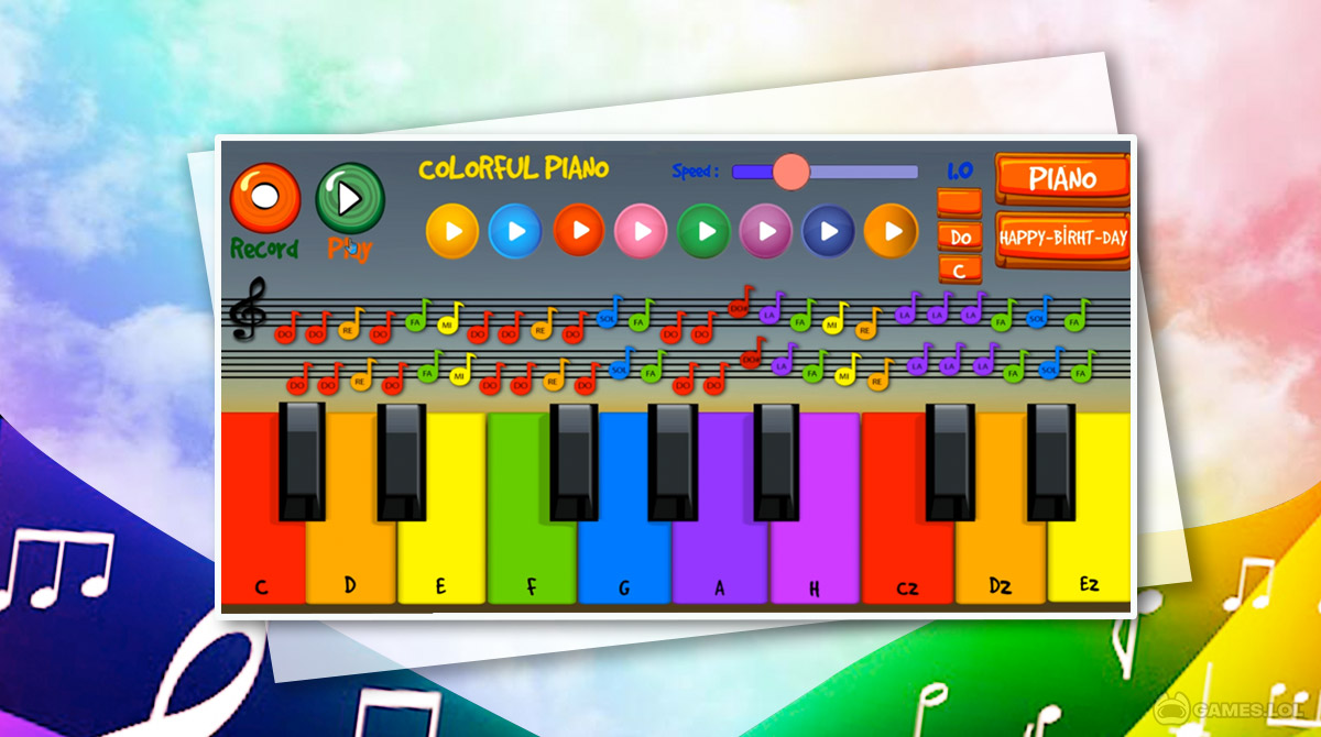 Colorful Piano PC - Get This Creative Musical Game Now