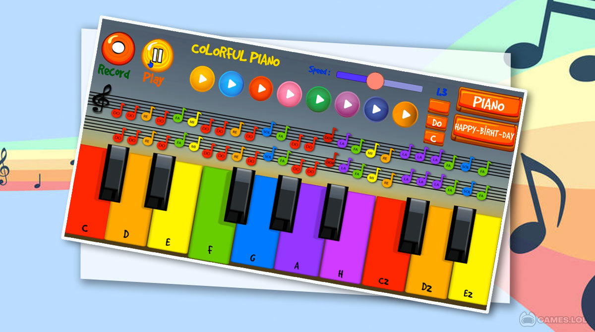 Colorful Piano PC - Get This Creative Musical Game Now