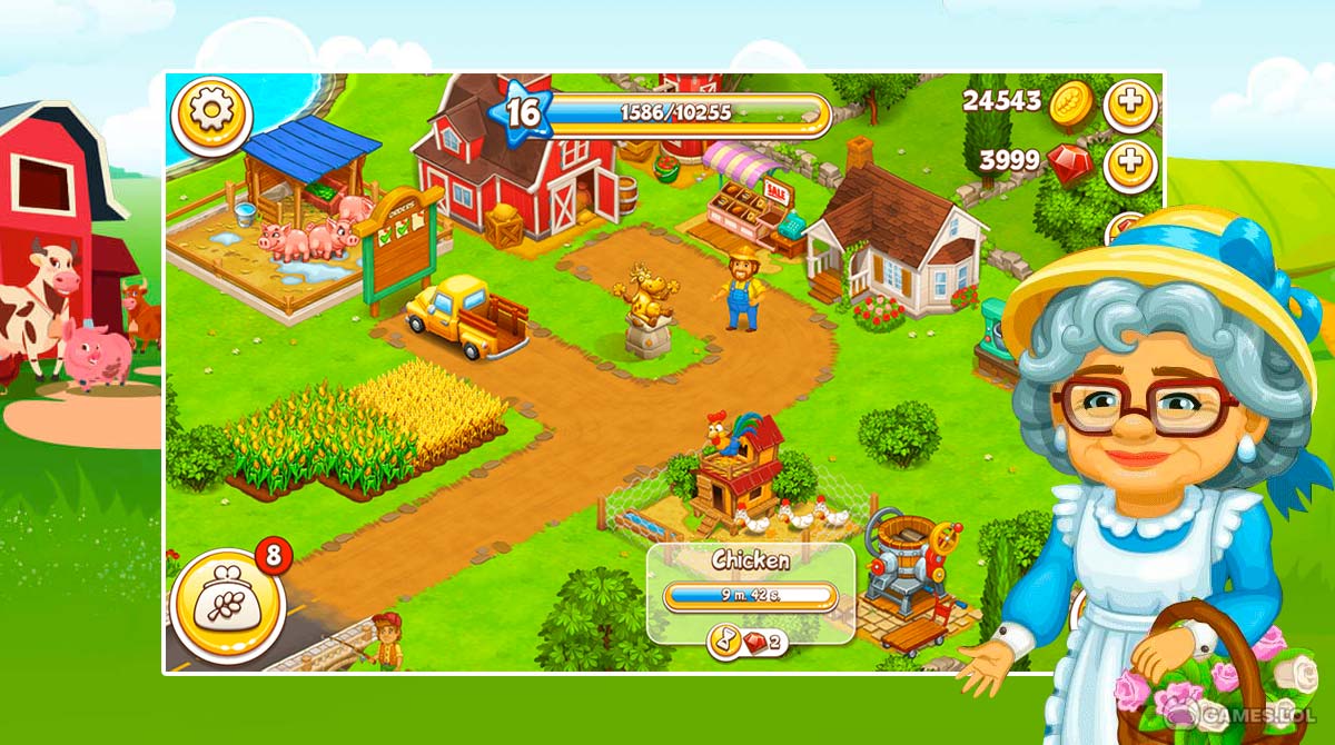 Farm Town Game Download & Play for PC