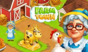 Play Farm Town: Happy village near small city and town on PC