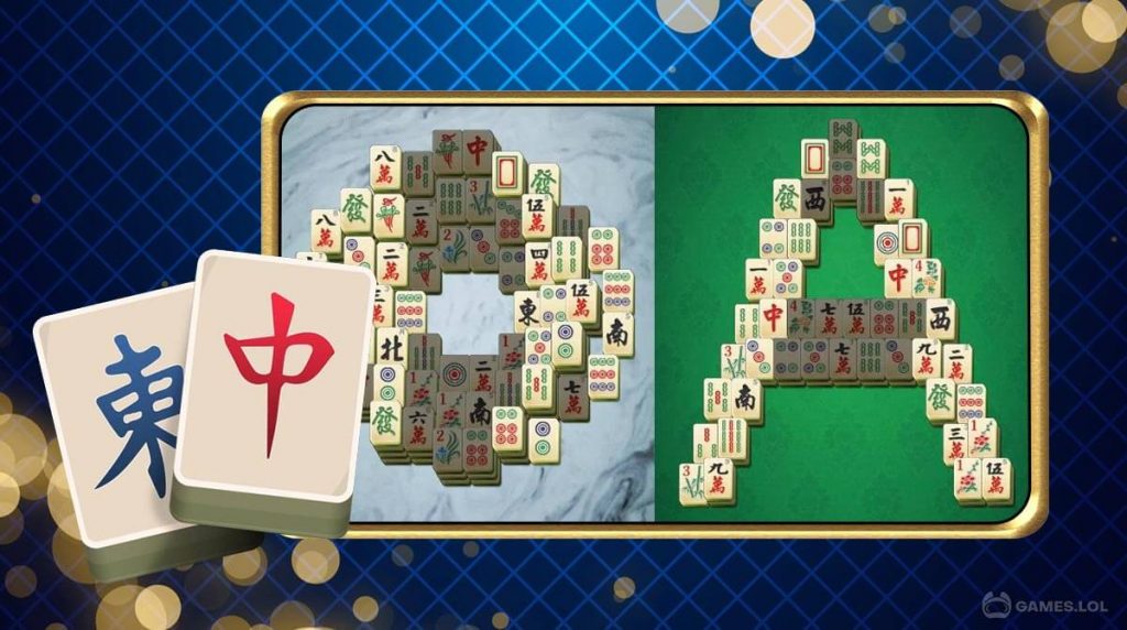 Microsoft Mahjong matching game