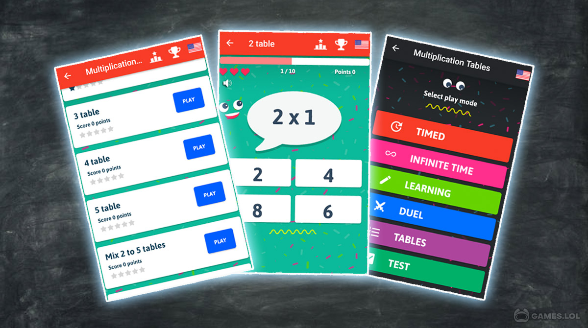 multiplication tables games online