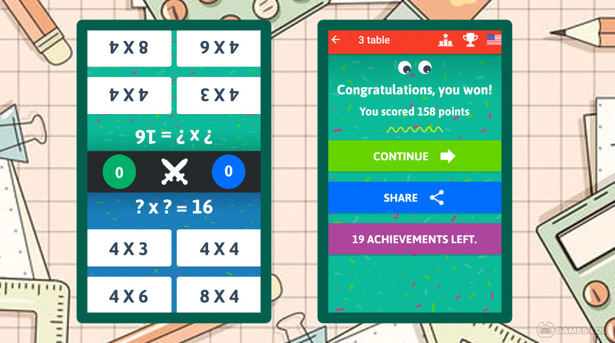 computer games to learn multiplication tables