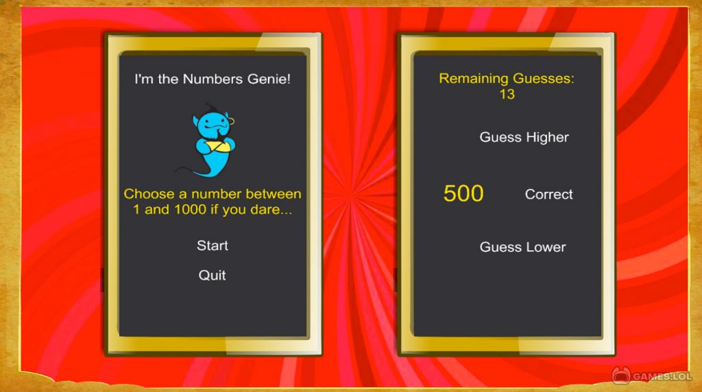 navigation gele Grund Numbers Genie Download: A Casual Guessing Game