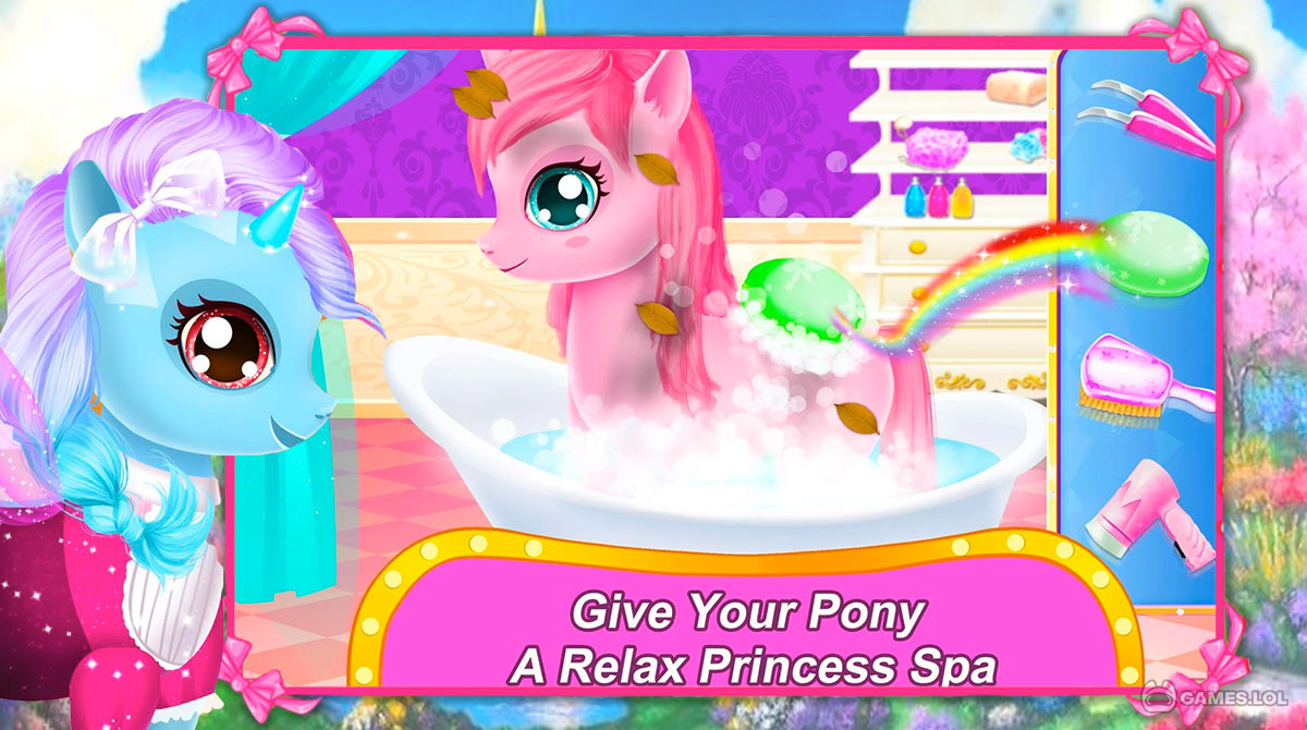 rainbow pony makeover download free