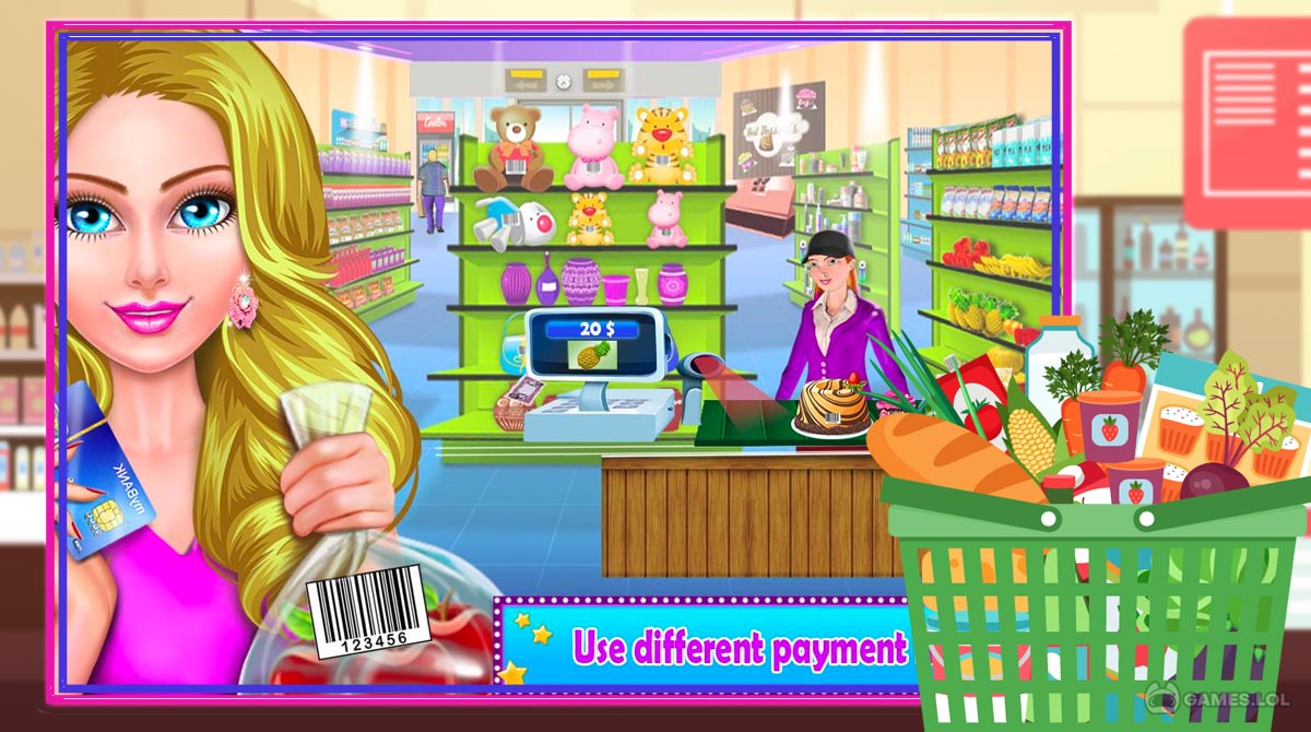 super market cashier download PC