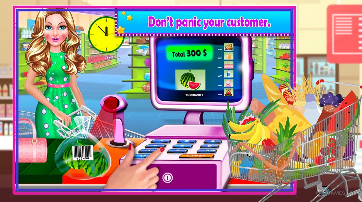 super market cashier download full version