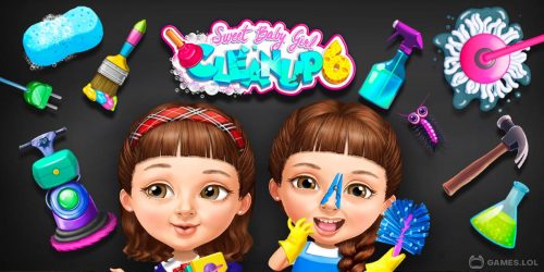 Play Sweet Baby Girl Cleanup 6 – School Cleaning Game on PC