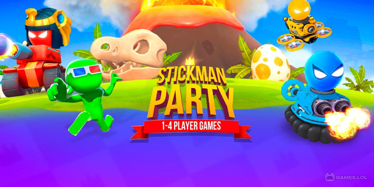 Stickman - Stickman Party - 2 3 4 Player Mini Games